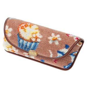 FEILER フェイラー スウィートトリート メガネケース ベージュ2