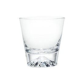 田島硝子　手づくり江戸硝子　富士山グラス（Fujiグラス）　ロックグラス