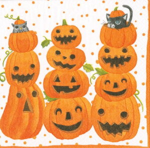 Caspari@JXp@y[p[ivL@nEB[ pvL@`TCY 33x33cm 10 / H nEB ڂ Jack OfLanterns hCc y[p[^I 