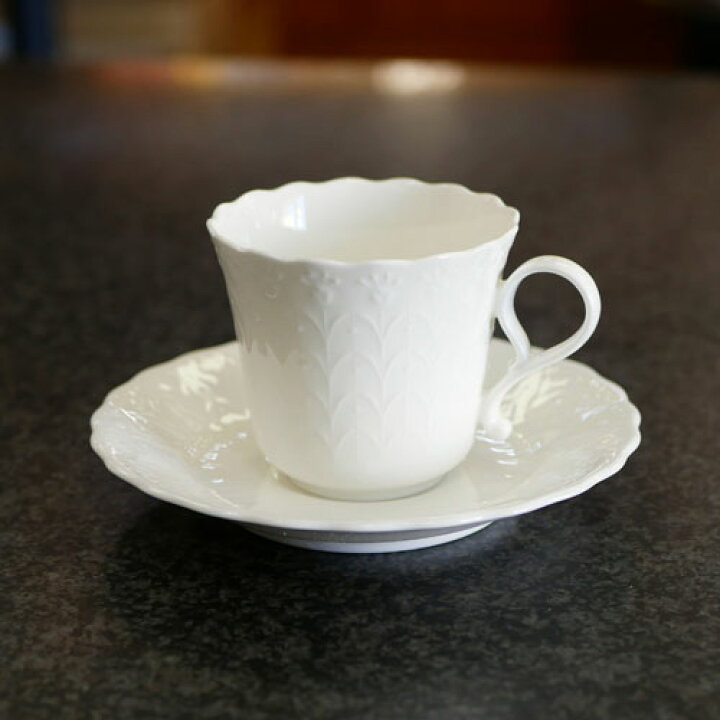 楽天市場】ナルミ シルキーホワイト コーヒーカップ＆ソーサー 