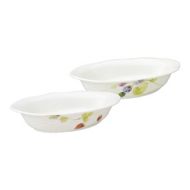 ナルミ　ルーシーガーデン　ペア オーバルグラタンセット