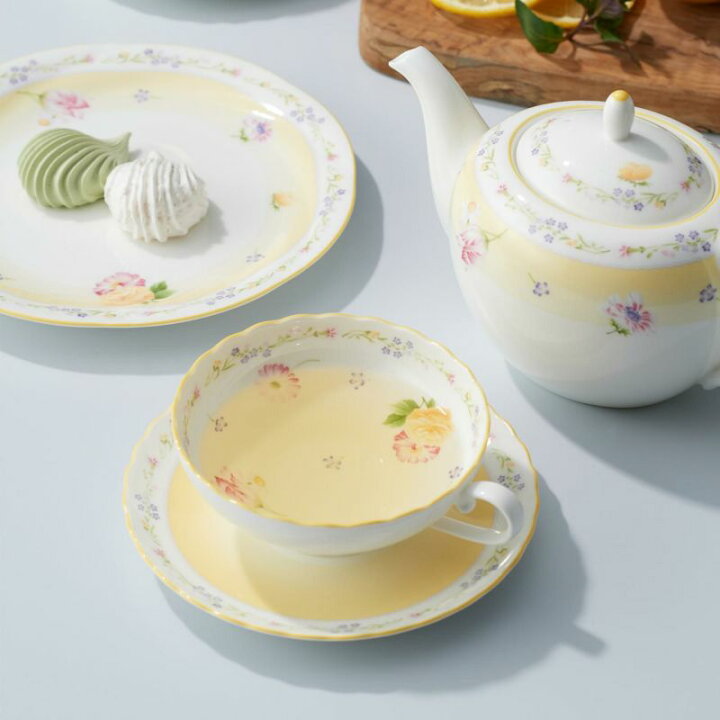 楽天市場】ノリタケ ジュヌフレール ティーカップ&ソーサー ペアセット 