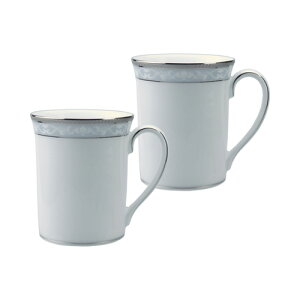 ノリタケ Noritake ハンプシャープラチナ マグカップペア 310cc P91332 