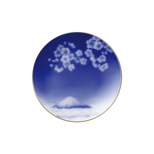 大倉陶園 花見富士 16cmプレート 8821/34H