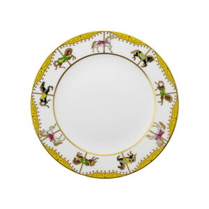 大倉陶園 回転木馬 20cm デザート皿 【うまくゆくシリーズ】