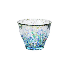 津軽びいどろ　まつり金彩　ぐい呑み　F-71889