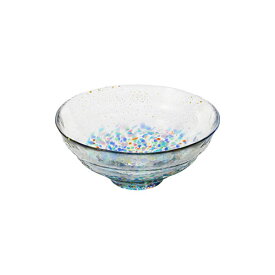 津軽びいどろ　まつり金彩　ガラス碗　F-71892