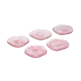 津軽びいどろ　桜川　菓子皿セット