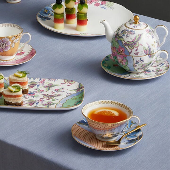 楽天市場】ウェッジウッド バタフライ ブルーム ティー フォー ワン  