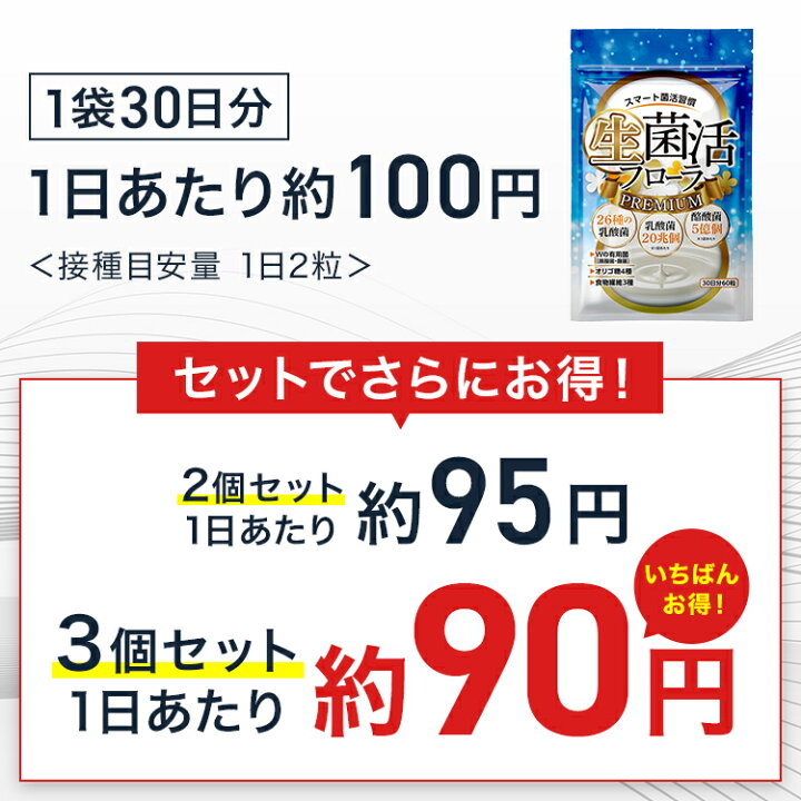 楽天市場】＼30%OFFクーポン対象！3/15まで／【公式】 生菌活 フローラ 