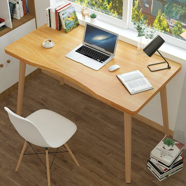 楽天市場】デスク パソコンデスク 勉強机 机 木の色 木製100cm pc 