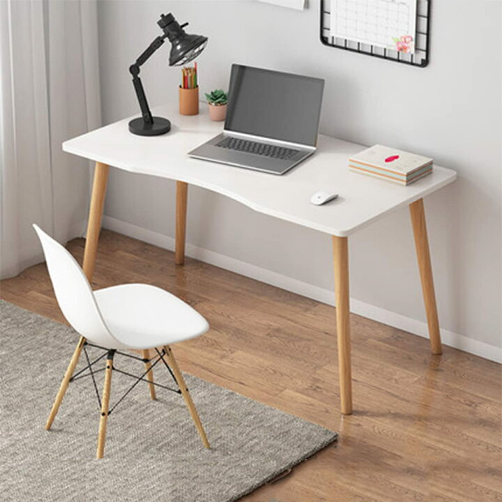 楽天市場】デスク パソコンデスク 勉強机 ホワイト 机 木製80cm pc 