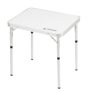 キャプテンスタッグ(CAPTAIN STAG) アウトドアテーブル テーブル アルミ サイドテーブル アジャスター付 60×45cm ラフォーレ UC-513