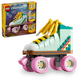 レゴ(LEGO) クリエイター レトロなローラースケート おもちゃ 玩具 プレゼント ブロック 男の子 女の子 子供 7歳 8歳 9歳 10歳 小学生 スケボー スケートボード 音楽 ミュージック 知育 クリエ