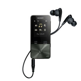 ソニー(SONY) ウォークマン Sシリーズ 16GB NW-S315 : MP3プレーヤー Bluetooth対応 最大52時間連続再生 イヤホン付属 2017年モデル ブラック NW-S315 B