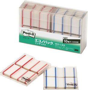 3M �|�X�g�C�b�g �t�B���� �t� �C���f�b�N�X�V�[�� ���b�h �u���[ 100��×5�p�b�h×2�F 6821-1-RB �O���[���w���@�K��