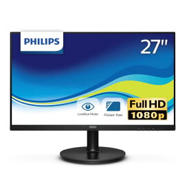 PHILIPS モニターディスプレイ 271V8L/11 (27インチ/FHD//HDMI 1.4x1, D-Sub(VGA)x1/チルト/フレームレス/ブルーライトカット)