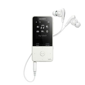 ソニー(SONY) ウォークマン Sシリーズ 16GB NW-S315 : MP3プレーヤー Bluetooth対応 最大52時間連続再生 イヤホン付属 2017年モデル ホワイト NW-S315 W