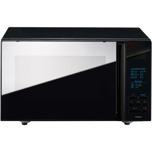 TWINBIRD(ツインバード) 電子レンジ ヘルツフリー 単機能 一人暮らし フラットテーブル 20L 4段階出力切替 600W 15分タイマー ミラーガラス ブラック DR-4259B