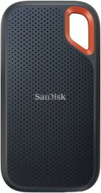 SanDisk SSD 外付け 500GB USB3.2Gen2 読出最大1050MB/秒 防滴防塵 SDSSDE61-500G-GH25 エクストリーム ポータブルSSD V2 Win Mac PS4 PS5 エコパッケージ