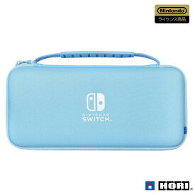 【任天堂ライセンス商品】スリムハードポーチ プラス for Nintendo Switch™ ソルティブルー【Nintendo Switch有機ELモデル・Nintendo Switch両対応】