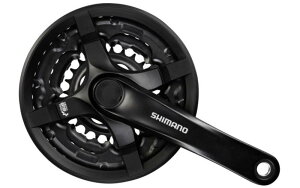 V}m(SHIMANO) tg`F[zC[(MTB) FC-TY501-L 42×34×24T 170mm 8S/7S/6S `F[K[ht ubN EΉBB lp 122.5mm(D-NL) EFCTY501C244CLB TOURNE