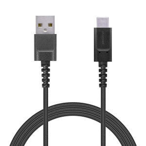 GR USB TYPE C P[u ^CvC (USB A to USB C ) 3Ao͂Œ}[d USB2.0i 1.2m ubN yiPhone 16 V[Y Ή؍ρz MPA-FACS12BK
