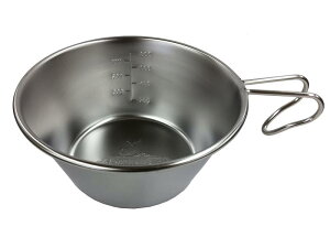 キャプテンスタッグ(CAPTAIN STAG) キャンプ用 コップ 軽量カップ ビッグシェラカップ ステンレス 1L 日本製 燕三条産 UH-28