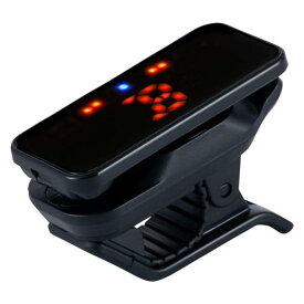 KORG(コルグ) ギター/ベース用 クリップチューナー Pitchclip 2+ ピッチクリップ 軽量/18時間連続稼働/角度調節/レフティ対応 ブラック PC-2+