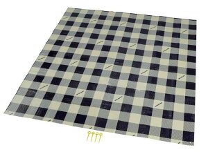 LveX^bO(CAPTAIN STAG) W[V[g }bg NbVW[V[g 180×180cm 1mm 2 [obOt s4{t MK`FbN UB-3062