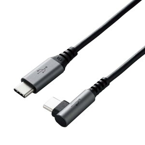 �G���R�� USB-C to USB-C �P�[�u�� L���R�l�N�^ USB Power Delivery�Ή� 60W 3A�o�� USB2.0�K�i�F�؎擾 1.5m �u���b�N �yiPhone 16 �V���[�Y �Ή����؍ρz U2C-CCL15NBK