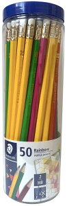 Xebh[(STAEDTLER) M HB 50{Zbg Rainbow norica pencils Zp St [sAi]