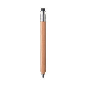 MUJI 無印良品 木軸シャープペン 13.6×1.1×1.1cm 芯径2mm HB 44302163 ナチュラル