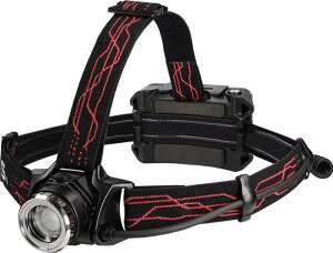 GENTOS(�W�F���g�X) LED �w�b�h���C�g USB�[�d�� �y���邳700���[����/���p�_��15����/�㕔�F�����z ��p�[�d�r�܂��͒P3�`�d�r4�{ (�ʔ���) �g�p G�V���[�Y GH-203RG