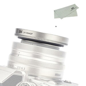 JJC HN-40 �����Y�t�[�h �˂����ގ� Nikon Nikkor Z DX 16-50mm F3.5-6.3 VR �����Y �p Nikon Z fc Z50 Z50II �ɑΉ� Nikon HN-40 �݊� �U46mm�ی�t�B���^�[ �� �����Y�L��