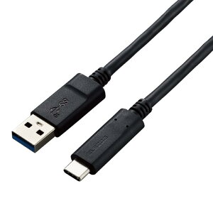 GR USBP[u JڑpUSB3.1P[u (Type-C^Cv) USB-A to USB-C 0.5m DGW-U3AC05NBK