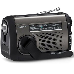 �\�j�[(SONY) �h�Ѓ��W�I ICF-B300:��񂵃��W�IFM/AM LED���C�g �g�ѓd�b�[�d ���z�����d ��񂵏[�d �u���b�N ��