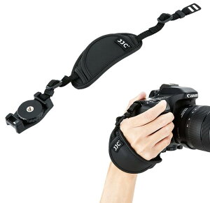 JJC カメラストラップ ハンドストラップ リストストラップ ベルト調整可能 落下防止 Lumix G9II OM SYSTEM OM-3 OM-5 Mark II 富士フィルム X-M5 ニコン Z8 ソニー A1 II A9 III A6700 ライ