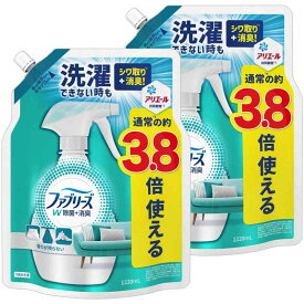 ファブリーズ 【まとめ買い】 [大容量] W除菌+消臭スプレー 布用 香りが残らない 詰め替え 超BIG特大 1220mL ×2個