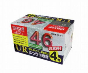 maxell �^���p �J�Z�b�g�e�[�v �m�[�}��/Type1 46�� 4�� UR-46L 4P