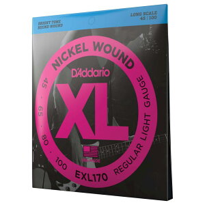 D'Addario �_�_���I �x�[�X�� �j�b�P�� Long Scale .045-.100 EXL170