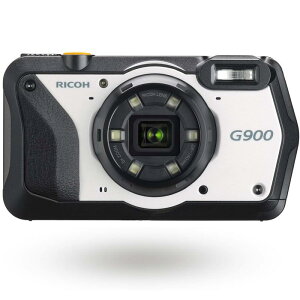 RICOH G900 耐薬品 (次亜塩素酸ナトリウム, エタノール, 二酸化塩素水 ) デジタルカメラ 消毒 ・防水20m・防塵・耐衝撃2.1m 広角28mm 業務用カメラ 現場で活きる高度なカメラ性能搭載 レンズフィ