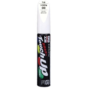 ソフト99(SOFT99) 99工房 補修ペイント タッチアップペン Tー26 12ml TOYOTA(トヨタ)/LEXUS(レクサス) 040 スーパーホワイトII 自動車塗装の補修用 17026