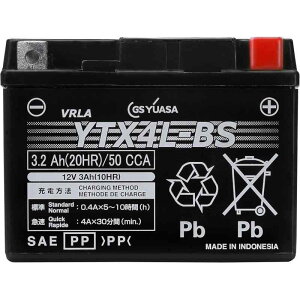 GS YUASA [ W[GXAT ] V[h^ oCNpobe[ YTX4L-BS