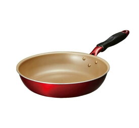 エバークック フライパン 28cm オール熱源対応(IH対応) evercookα(エバークック アルファ) PFOA PFOS フリー ワインレッド ドウシシャ