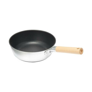 無印良品 鍋としても使えるこびりつきにくいフライパン 直径24cm 深型 IH対応 83453701