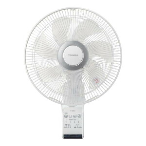 東芝 壁掛け扇風機 TF-30RK27 W リモコン付 7枚羽根 風量4段階 切タイマー ホコリ防止加工羽根