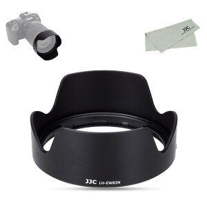 JJC t Ԍ` Yt[h Canon EW-83N ݊ Lm Canon RF 24-105mm f/4L IS USMY p Canon EOS R8 R5 R R6 RPȂǂɑΉ U77mmیtB^[  YLbv 
