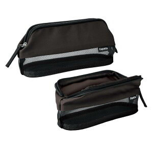 コクヨ ペンケース 筆箱 大容量 大きく開く 取り出しやすい シンプル メッシュ カパットメッシュ F-VBF151D