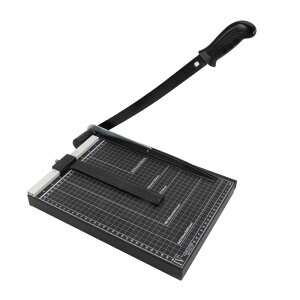 STEELMIGHT 裁断機 ペーパーカッター 紙カッター A4/B5/A5/B6/B7対応 金属ベース マグネット用紙押さえ付き カッター 業務 家庭 仕事用